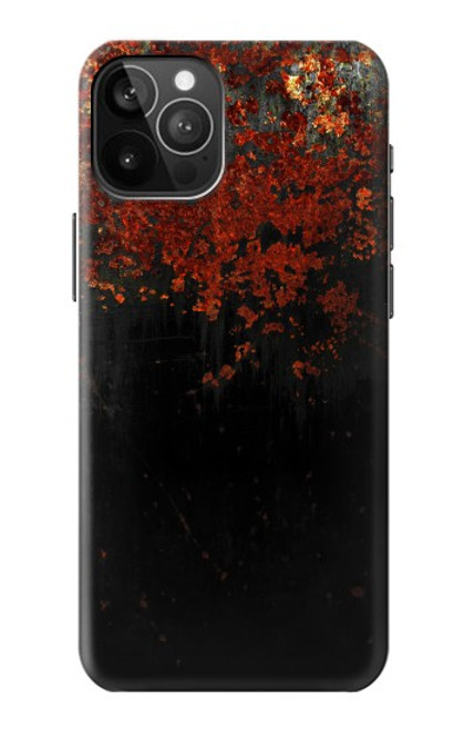 W3071 Rusted Metal Texture Graphic Hard Case and Leather Flip Case For iPhone 12 Pro Max