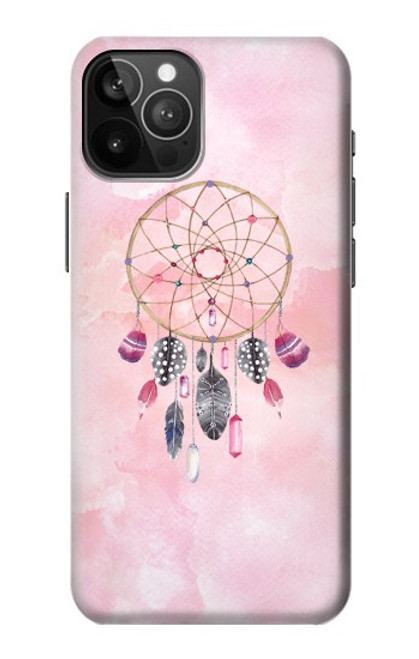 W3094 Dreamcatcher Watercolor Painting Hard Case and Leather Flip Case For iPhone 12 Pro Max