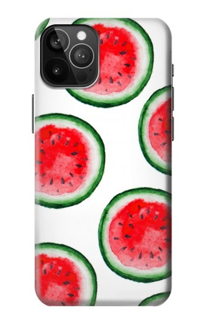 W3236 Watermelon Pattern Hard Case and Leather Flip Case For iPhone 12 Pro Max