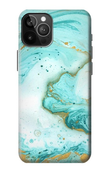 W3399 Green Marble Graphic Print Hard Case and Leather Flip Case For iPhone 12 Pro Max