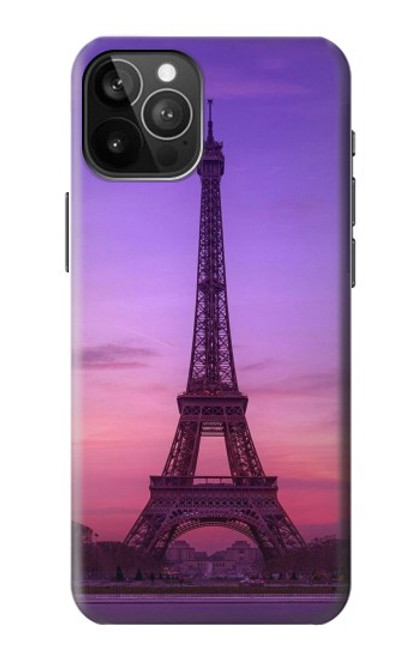 W3447 Eiffel Paris Sunset Hard Case and Leather Flip Case For iPhone 12 Pro Max