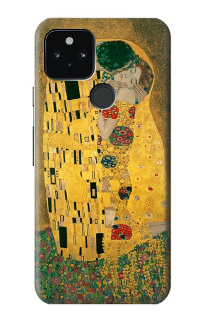 W2137 Gustav Klimt The Kiss Hard Case and Leather Flip Case For Google Pixel 5