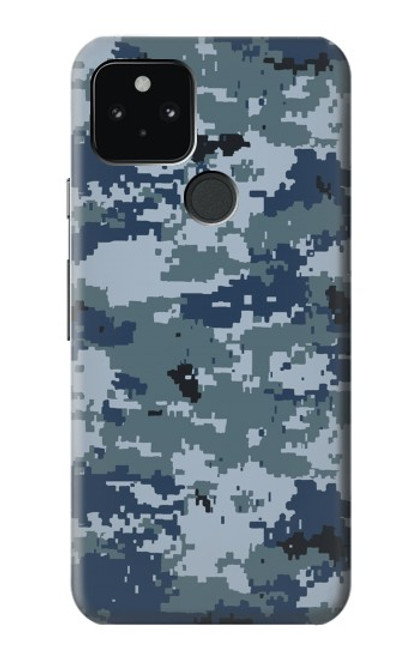 W2346 Navy Camo Camouflage Graphic Hard Case and Leather Flip Case For Google Pixel 5