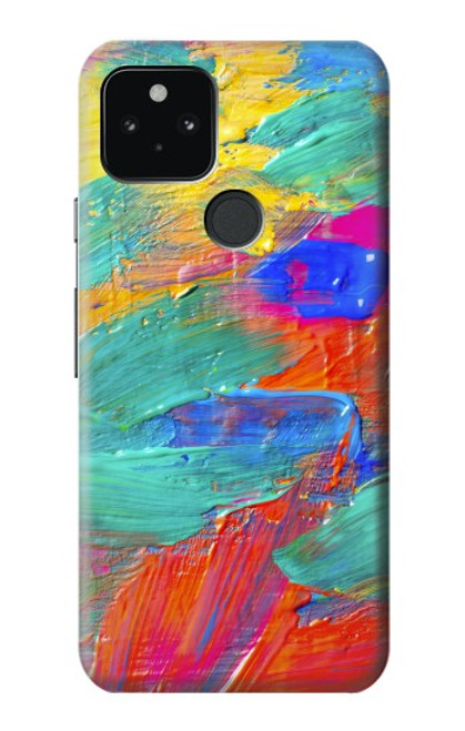 W2942 Brush Stroke Painting Hard Case and Leather Flip Case For Google Pixel 5