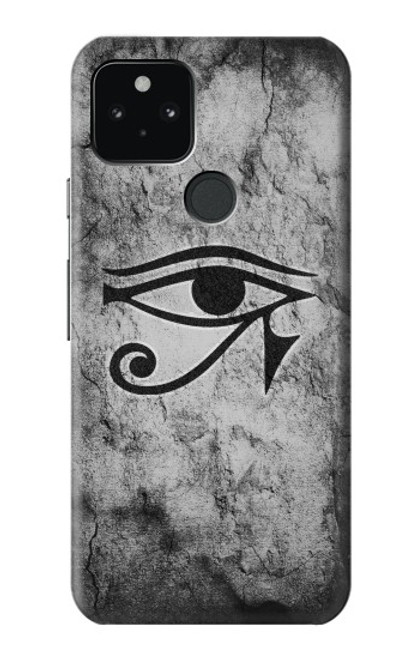 W3108 Ancient Egyptian Sun Eye Of Horus Hard Case and Leather Flip Case For Google Pixel 5