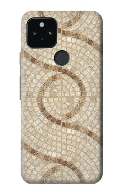 W3703 Mosaic Tiles Hard Case and Leather Flip Case For Google Pixel 5