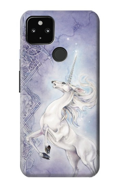 W1134 White Horse Unicorn Hard Case and Leather Flip Case For Google Pixel 4a 5G