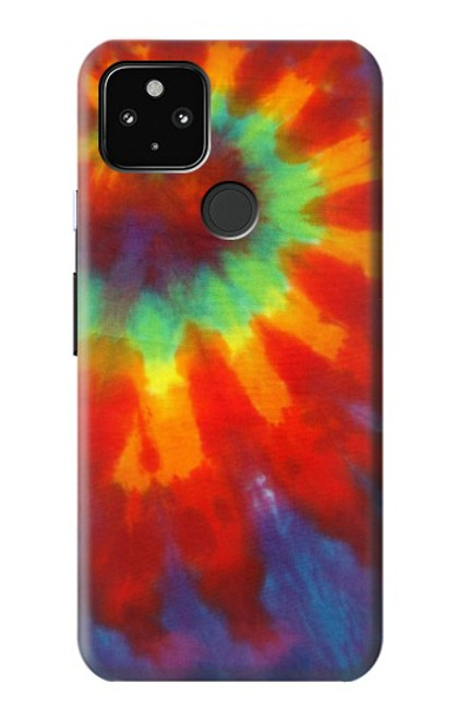 W2985 Colorful Tie Dye Texture Hard Case and Leather Flip Case For Google Pixel 4a 5G