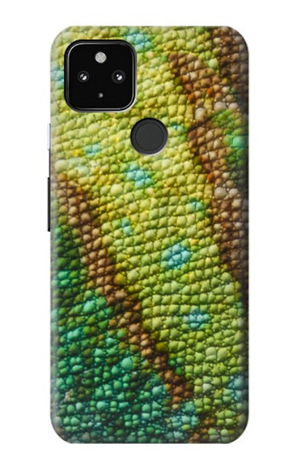 W3057 Lizard Skin Graphic Printed Hard Case and Leather Flip Case For Google Pixel 4a 5G