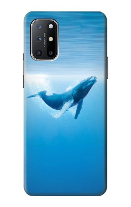 W0843 Blue Whale Hard Case and Leather Flip Case For OnePlus 8T