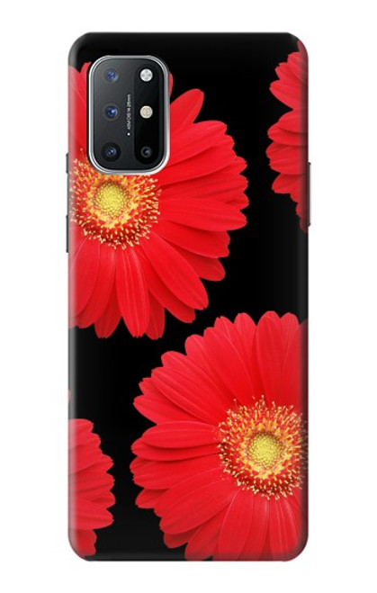 W2478 Red Daisy flower Hard Case and Leather Flip Case For OnePlus 8T