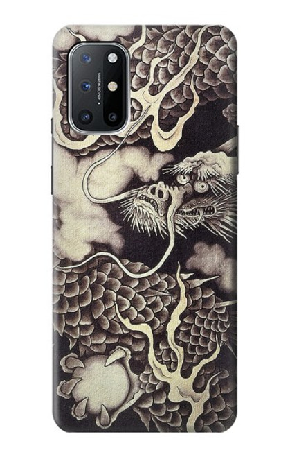 W2719 Japan Painting Dragon Hard Case and Leather Flip Case For OnePlus 8T