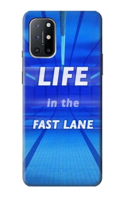 W3136 Life in the Fast Lane Swimming Pool Hard Case and Leather Flip Case For OnePlus 8T