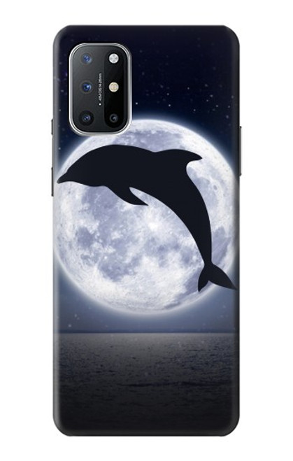 W3510 Dolphin Moon Night Hard Case and Leather Flip Case For OnePlus 8T