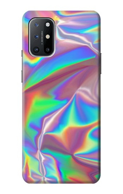 W3597 Holographic Photo Printed Hard Case and Leather Flip Case For OnePlus 8T