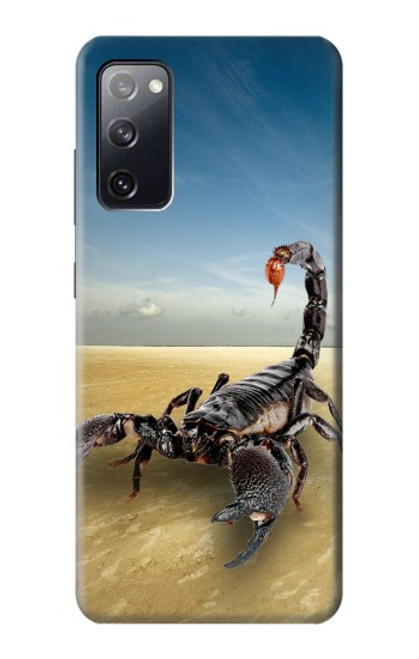 W0150 Desert Scorpion Hard Case and Leather Flip Case For Samsung Galaxy S20 FE