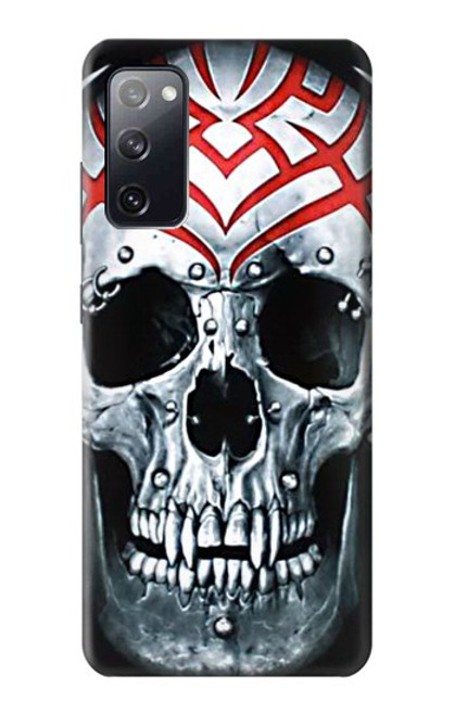 W0223 Vampire Skull Tattoo Hard Case and Leather Flip Case For Samsung Galaxy S20 FE