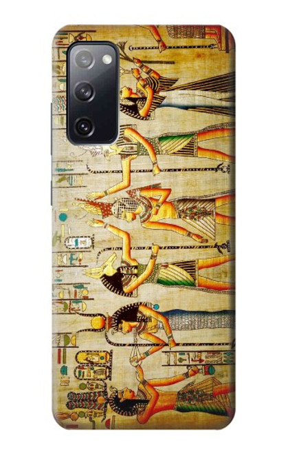 W0272 Egypt Wall Art Hard Case and Leather Flip Case For Samsung Galaxy S20 FE