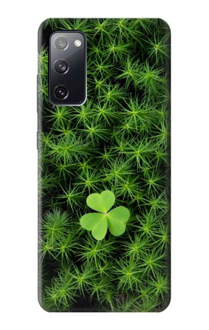 W0358 Clover Lucky Leaf Hard Case and Leather Flip Case For Samsung Galaxy S20 FE