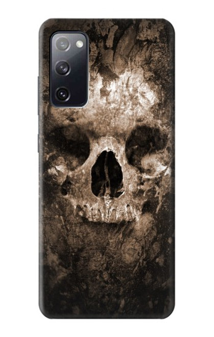 W0552 Skull Hard Case and Leather Flip Case For Samsung Galaxy S20 FE