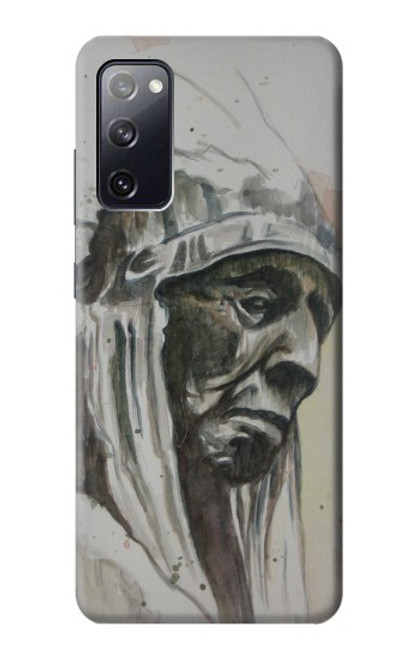 W0792 Indian Chief Hard Case and Leather Flip Case For Samsung Galaxy S20 FE