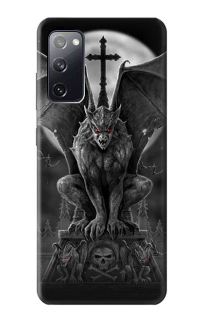 W0850 Gargoyle Devil Demon Hard Case and Leather Flip Case For Samsung Galaxy S20 FE