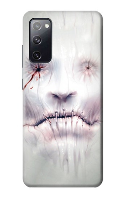 W0884 Horror Face Hard Case and Leather Flip Case For Samsung Galaxy S20 FE