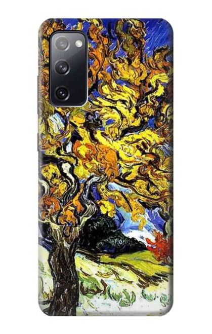 W0902 Mulberry Tree Van Gogh Hard Case and Leather Flip Case For Samsung Galaxy S20 FE