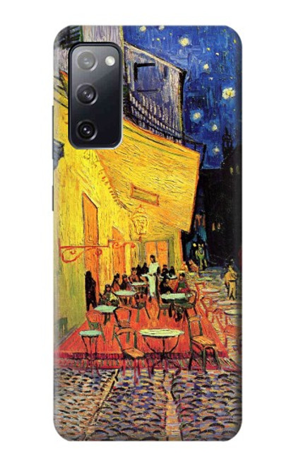 W0929 Van Gogh Cafe Terrace Hard Case and Leather Flip Case For Samsung Galaxy S20 FE