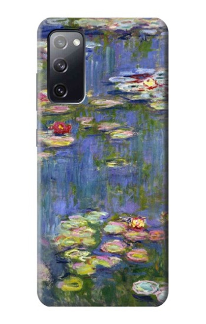 W0997 Claude Monet Water Lilies Hard Case and Leather Flip Case For Samsung Galaxy S20 FE