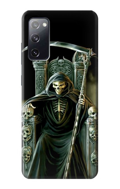 W1024 Grim Reaper Skeleton King Hard Case and Leather Flip Case For Samsung Galaxy S20 FE