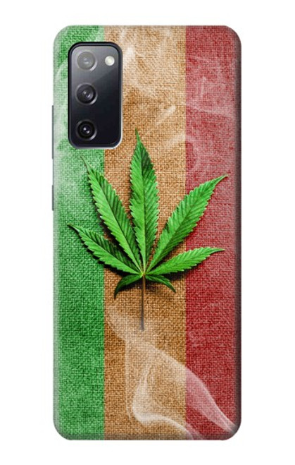 W2109 Marijuana Rasta Flag Hard Case and Leather Flip Case For Samsung Galaxy S20 FE