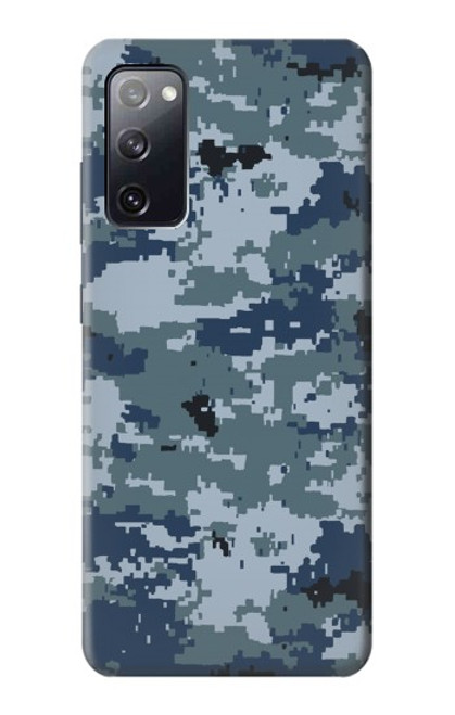 W2346 Navy Camo Camouflage Graphic Hard Case and Leather Flip Case For Samsung Galaxy S20 FE