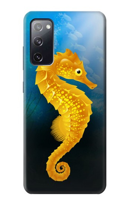 W2444 Seahorse Underwater World Hard Case and Leather Flip Case For Samsung Galaxy S20 FE