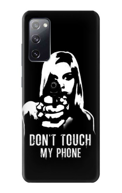 W2518 Do Not Touch My Phone Hard Case and Leather Flip Case For Samsung Galaxy S20 FE