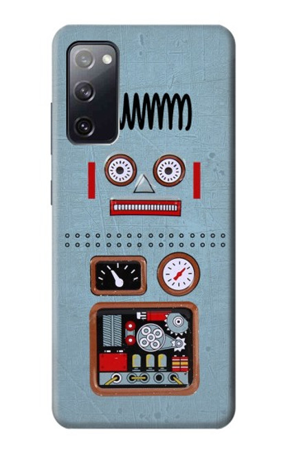 W3040 Retro Robot Toy Hard Case and Leather Flip Case For Samsung Galaxy S20 FE