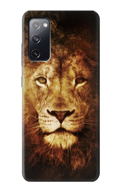 W3182 Lion Hard Case and Leather Flip Case For Samsung Galaxy S20 FE