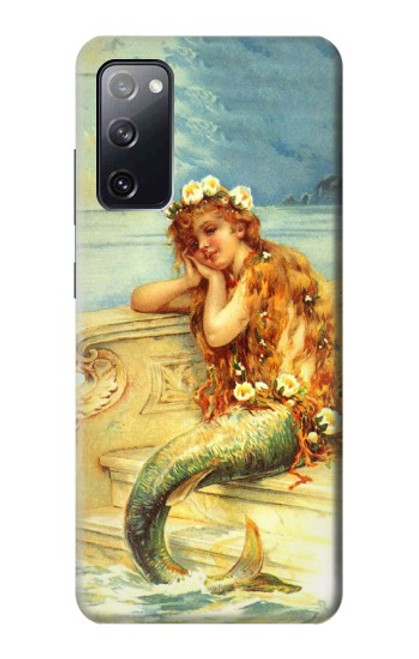 W3184 Little Mermaid Painting Hard Case and Leather Flip Case For Samsung Galaxy S20 FE