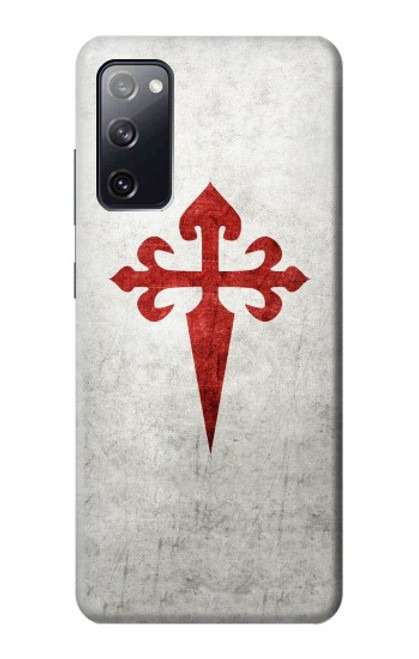 W3200 Order of Santiago Cross of Saint James Hard Case and Leather Flip Case For Samsung Galaxy S20 FE