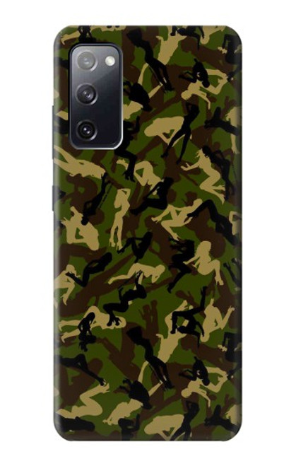 W3356 Sexy Girls Camo Camouflage Hard Case and Leather Flip Case For Samsung Galaxy S20 FE