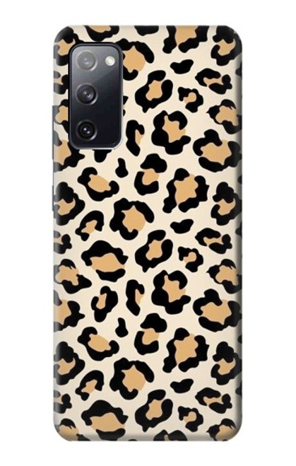 W3374 Fashionable Leopard Seamless Pattern Hard Case and Leather Flip Case For Samsung Galaxy S20 FE