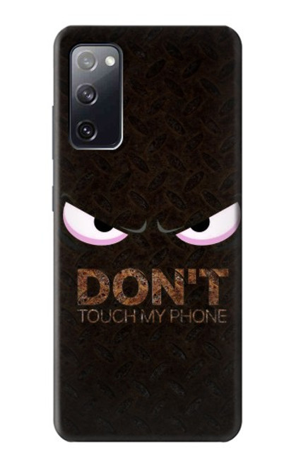 W3412 Do Not Touch My Phone Hard Case and Leather Flip Case For Samsung Galaxy S20 FE