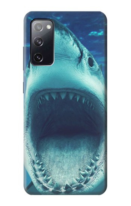 W3548 Tiger Shark Hard Case and Leather Flip Case For Samsung Galaxy S20 FE