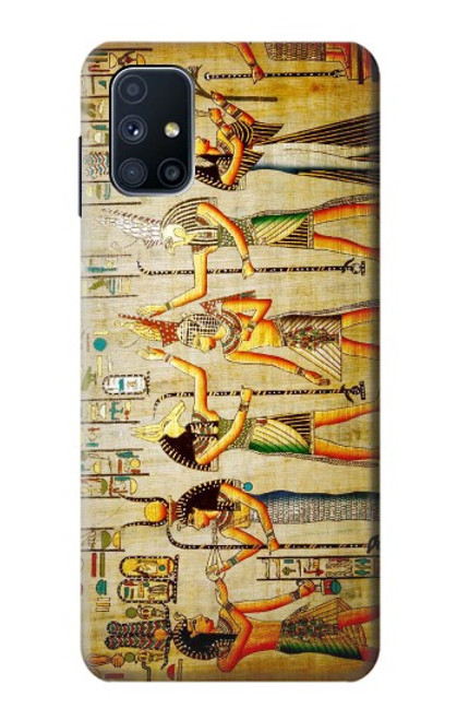 W0272 Egypt Wall Art Hard Case and Leather Flip Case For Samsung Galaxy M51