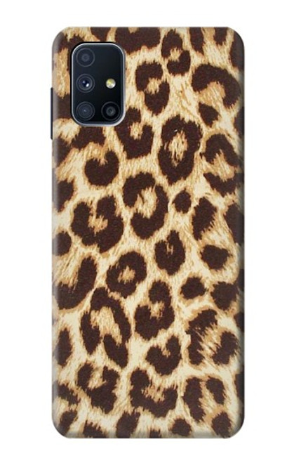 W2204 Leopard Pattern Graphic Printed Hard Case and Leather Flip Case For Samsung Galaxy M51