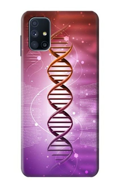 W2573 Dna Genetic Code Hard Case and Leather Flip Case For Samsung Galaxy M51