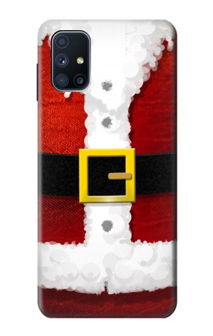 W2846 Christmas Santa Red Suit Hard Case and Leather Flip Case For Samsung Galaxy M51