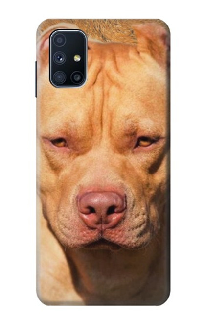 W2903 American Pitbull Dog Hard Case and Leather Flip Case For Samsung Galaxy M51