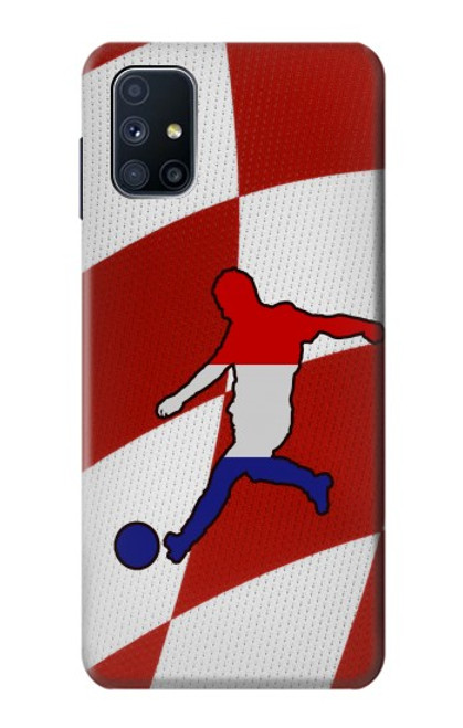 W2993 Croatia Football Soccer Hard Case and Leather Flip Case For Samsung Galaxy M51