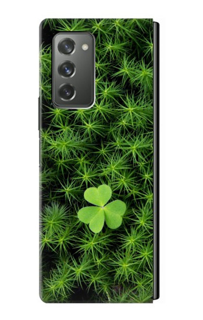 W0358 Clover Lucky Leaf Hard Case For Samsung Galaxy Z Fold2 5G